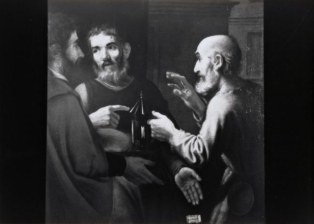 Anonimo — Anonimo caravaggesco - sec. XVII - Diogene alla ricerca dell'uomo onesto — insieme